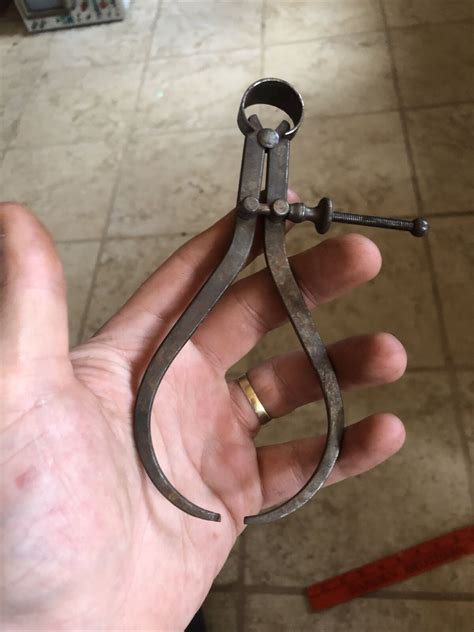 Vintage The L S Starrett Co Outside Calipers Tool Athol Mass Usa Ebay