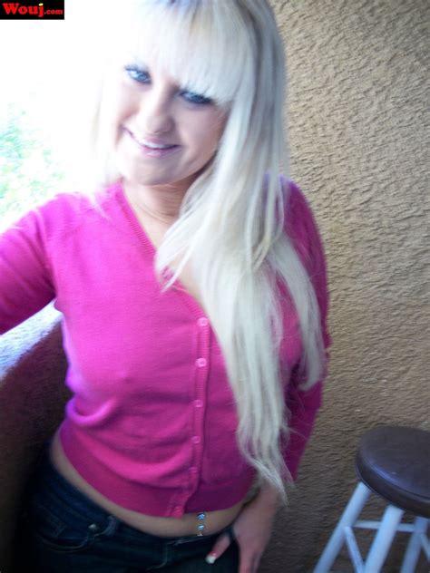 Cute Blonde Amateur Poses For Her First Shoot With Wouj 15 Photos