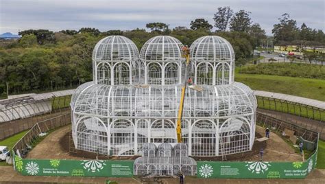 Jardim Nico De Curitiba Ter Show De Luzes Pra Reabertura De Estufa