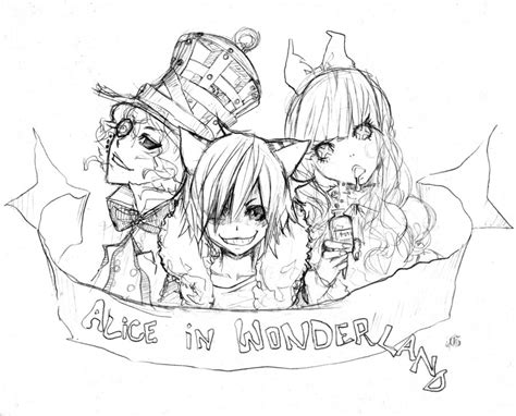 Cat From Alice In Wonderland Drawing at GetDrawings | Free download