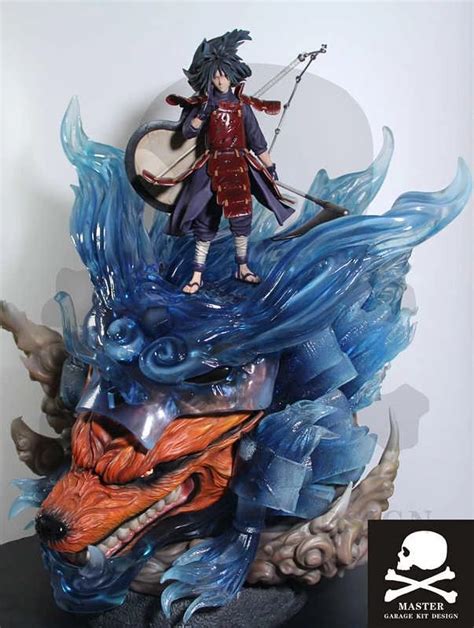 Naruto Shippuden Master Uchiha Madara With Susanoo Armour Kurama Resin