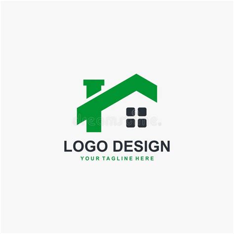 Real Estate Company Logo Design. Property Management Illustration Logo ...