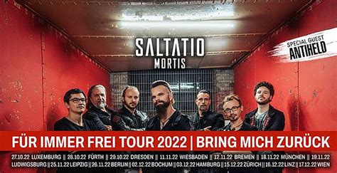 SALTATIO MORTIS Für immer frei Tour 2022 startet am 27 10