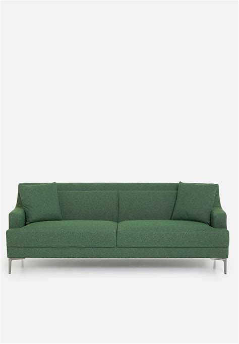 Mojo 3 Seater Sofa Dark Green Sixth Floor Sofas Occasionals