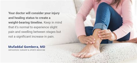 Weight Bearing Progression After Ankle Surgery