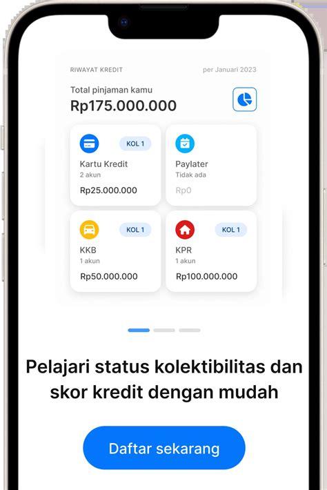 Skorlife Aplikasi Cek Skor Kredit Kolektibilitas