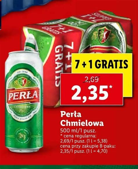 Promocja Perła Chmielowa w Lidl