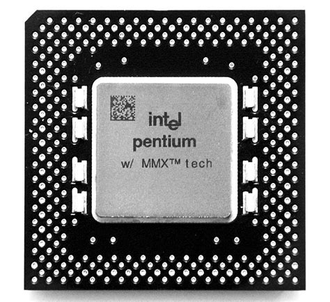 Intel Pentium MMX - CPU MUSEUM - MUSEUM OF MICROPROCESSORS & DIE ...