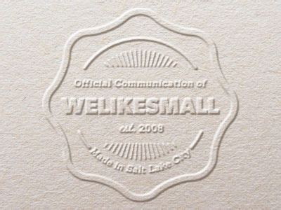 Embossed Seal | Embossed seal, Seal design, Logo design