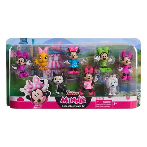 Minnie Mouse 8 Piece Collectible Figure Set