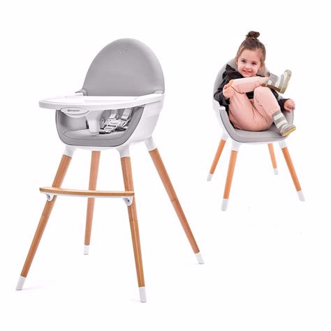 Стульчик для Кормления KinderKraft Fini Grey — Купить Недорого на Bigl ...