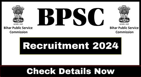 BPSC Recruitment 2024 Check Notification Application Form And How To