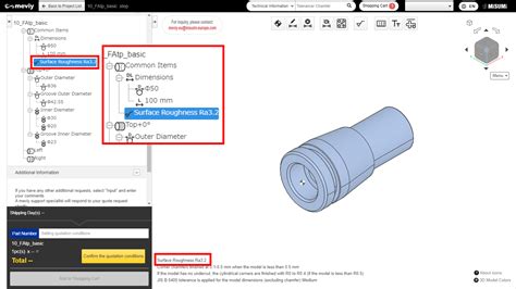 Setting Surface Roughness Meviy Europe Instruction Manuals