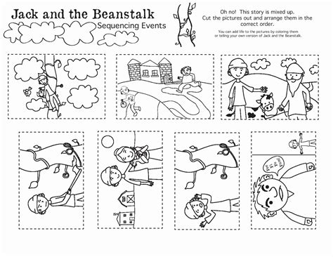 Sequencing Worksheets Story Elements