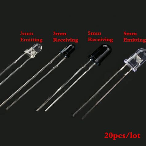 Industrial Electrical 10pcs 5mm 940nm Ir Infrared Led Diodes Lamp