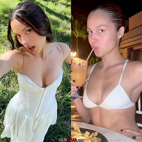 Olivia Rodrigo See Thru Nude Nipple And Thong