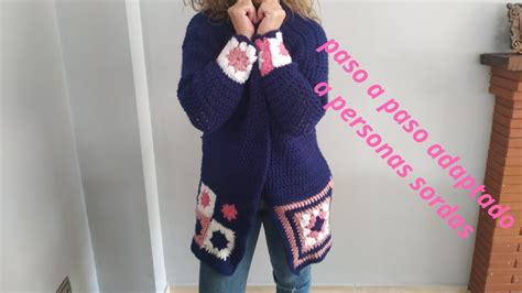 Chaqueta C Rdigan Hecha Con Grannys A Crochet Youtube