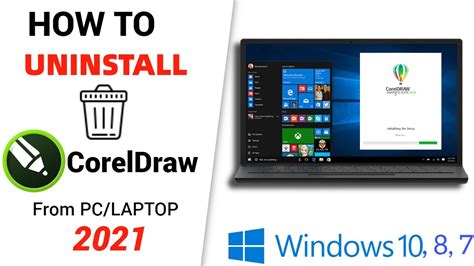 How To Uninstall Corel Draw Completely From PC Laptop 2021 YouTube