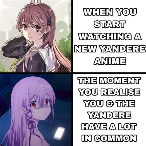 When you start watching a yandere anime : r/EngageKiss