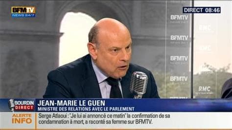 Jean Marie Le Guen Face Jean Jacques Bourdin En Direct