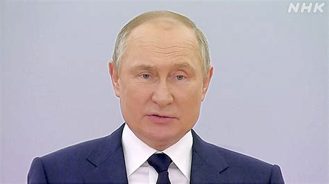 プーチン氏 ウクライナがテロ関与疑いと主張 攻撃激化のおそれ Nhk プーチン大統領