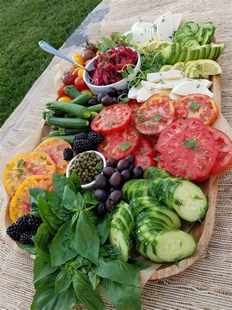 Summer Vegetable Platter Clean Food Crush