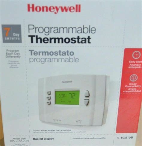 Honeywell Programmable Thermostat Rth2510b 7 Day Backlit Display New Ebay