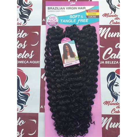 Cabelo Bio Fibra Crochet Braid Jainara Shopee Brasil