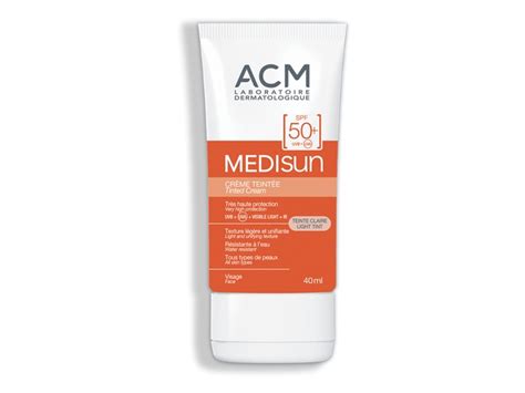 Acm Medisun Cr Me Solaire Teint E Teinte Claire Spf Ml