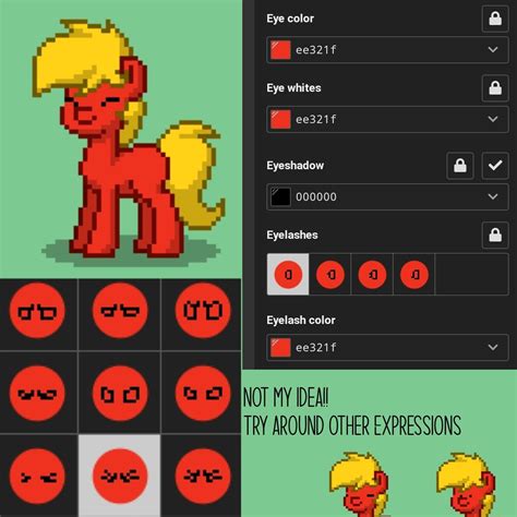 Pony town eye hack | Рисунки пони, Кисти для краски, Логотипы фотосъемки
