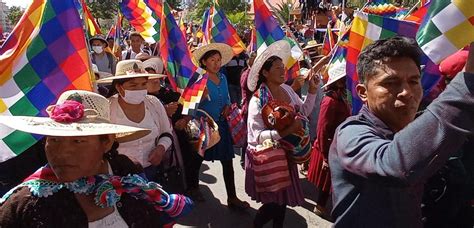 Abi Matrices Nacionales Del Pacto De Unidad Llegaron A La Paz Y El Alto Para Participar En La