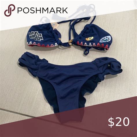 Cheeky Emoji Blue Bikini In 2022 Blue Bikini Bikinis Bikini Shops