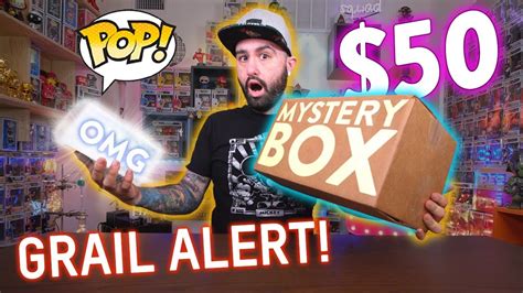 Epic 50 Funko Pop Mystery Box Unboxing GRAIL ALERT YouTube