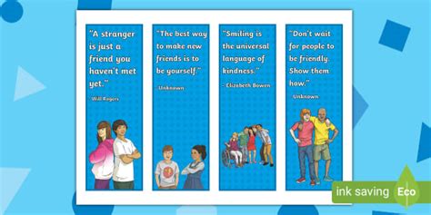 Encourage social skills with our Ice Breaker Quotes Bookmarks