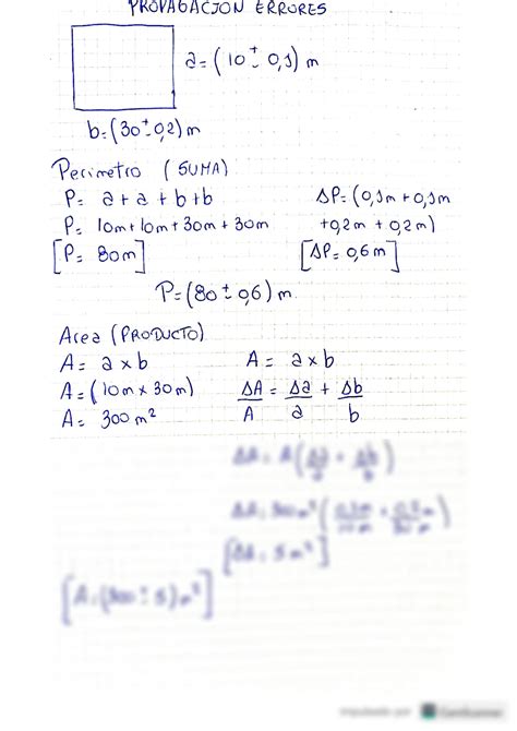 Solution Propagacion De Errores Studypool