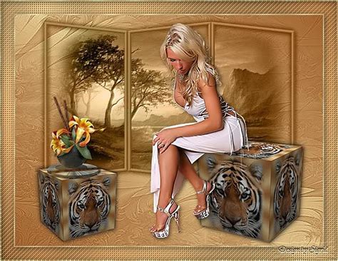 Tiger Girl Fantasy D Tigers Hd Wallpaper Pxfuel