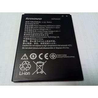 Buy Original Bl Battery For Lenovo A K Note Bl In Mah