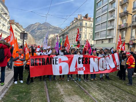 Social Grèves et manifs en Isère deux personnes placées en garde à