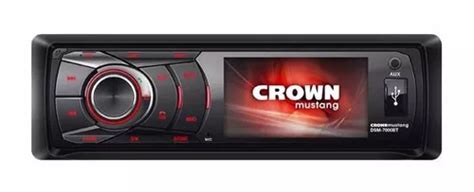 Stereo Crown Mustang Bluetooth 3 Sd Usb Dsm 7000 Bt MercadoLibre