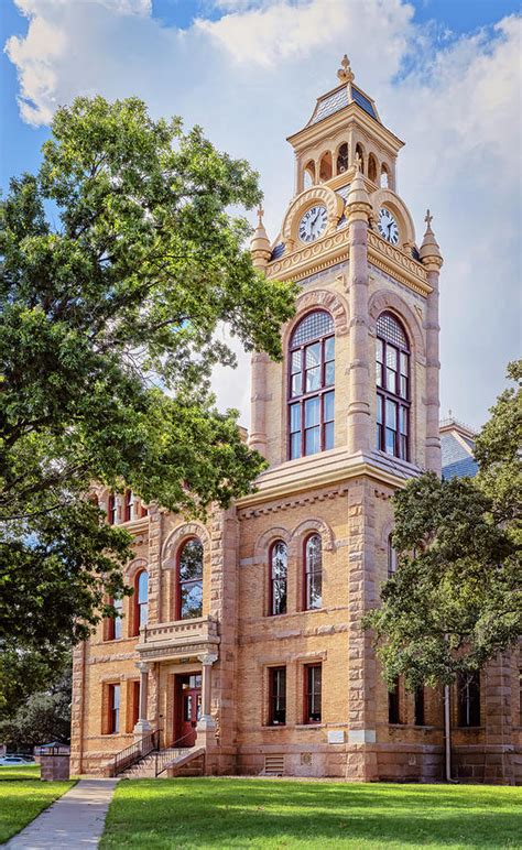 Llano County Courthouse Texas Photograph by Joan Carroll - Pixels