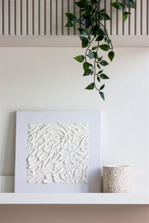 How To DIY Textured Wall Art Like You See on TikTok - Home & Texture