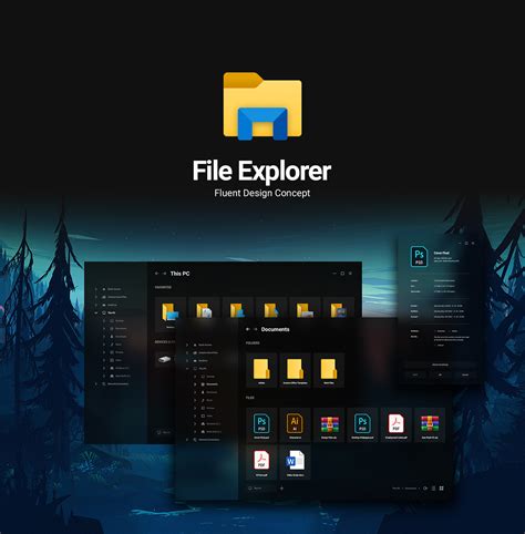 File Explorer Concept Behance