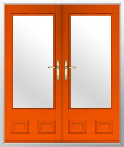 Solidor Alnwick Timber Composite Door In Tangerine