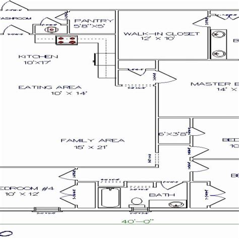 40X50 Metal Building House Plans - House Plans