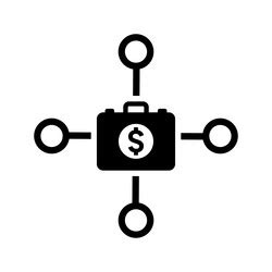 Business network icon graphics Royalty Free Vector Image