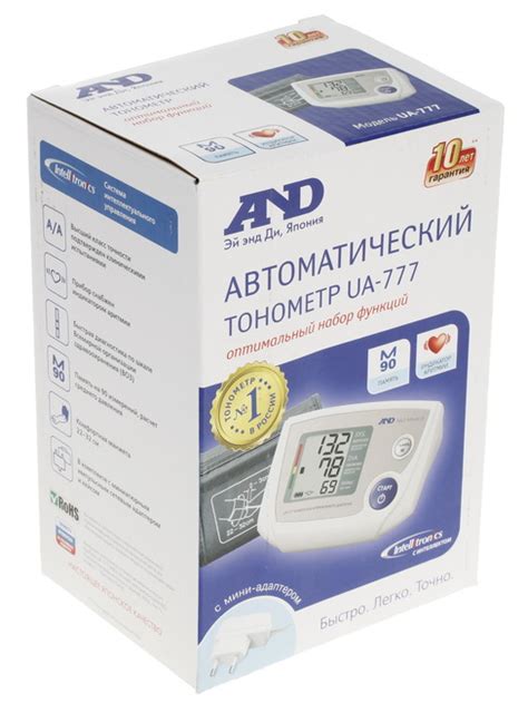 Автоматический тонометр UA-777 AND | Япония купить по цене от 1809 грн