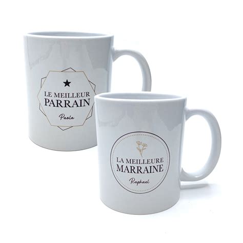 Mug Tasse Personnalisé Cadeau Marraine