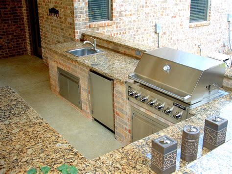 Outdoor Kitchen Granite Portofino Edge Stoneworks