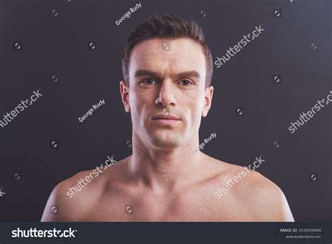 Portrait Handsome Naked Man Looking Camera Stock Photo 2126526950 Shutterstock