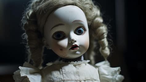 Premium Photo Creepy Doll A Haunting Closeup Photo Of A 19th Century